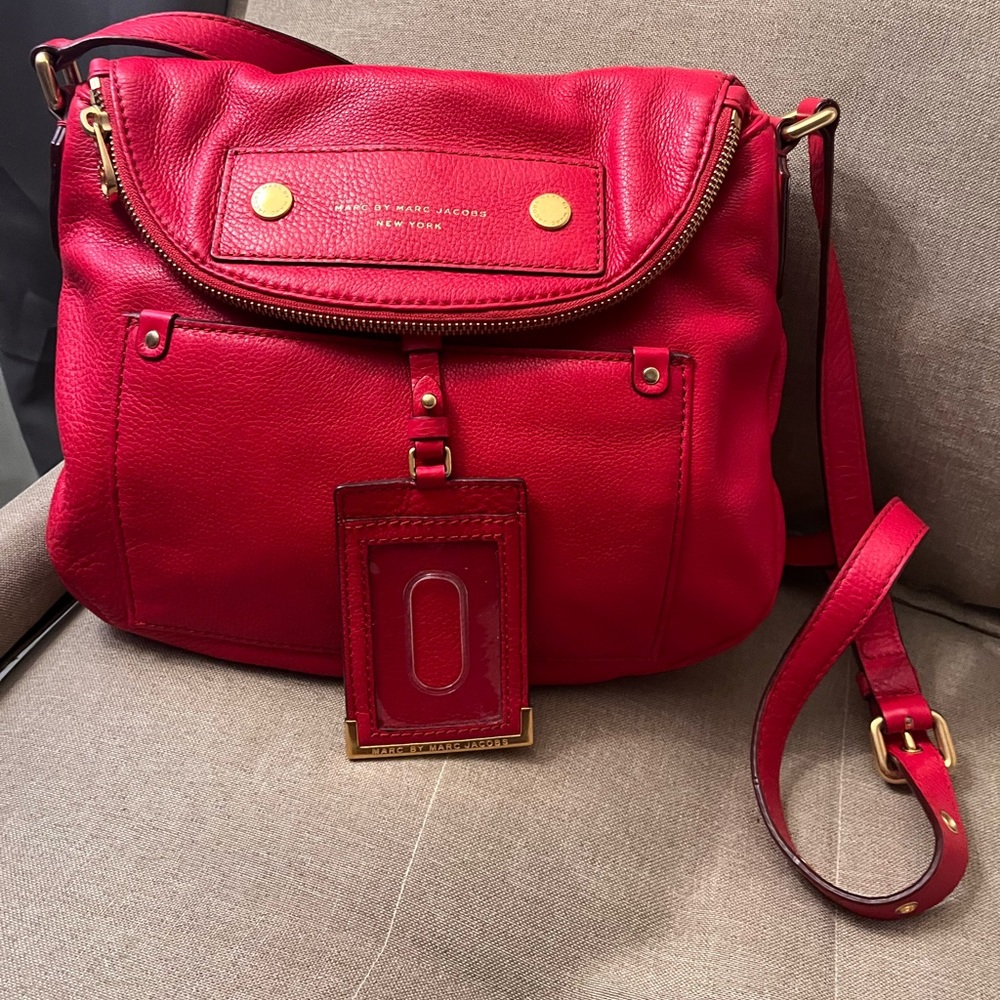 Marc Jacobs Preppy Natasha Leather Crossbody